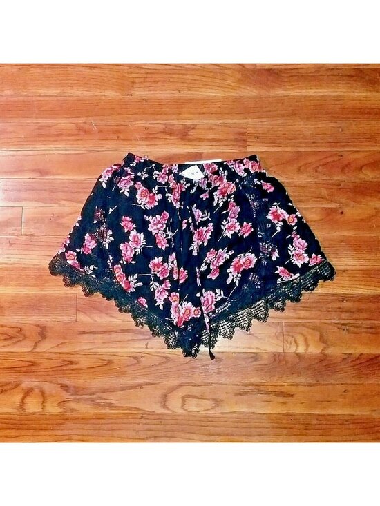 SEEK THE LABEL Pants - Seek the Label Multicolor Shorts Women’s Size Small Elastic Waist Drawstring